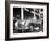 The British Triumph Roadster at the Paris Auto Show-Gordon Parks-Framed Photographic Print