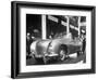 The British Triumph Roadster at the Paris Auto Show-Gordon Parks-Framed Photographic Print