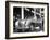 The British Triumph Roadster at the Paris Auto Show-Gordon Parks-Framed Photographic Print