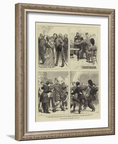 The British Volunteers in Ghent-William III Bromley-Framed Giclee Print