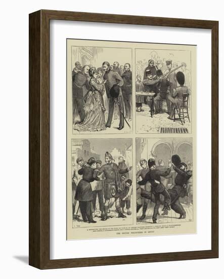 The British Volunteers in Ghent-William III Bromley-Framed Giclee Print