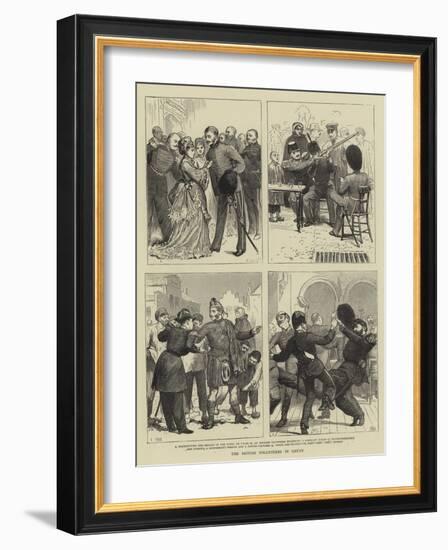 The British Volunteers in Ghent-William III Bromley-Framed Giclee Print