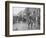 'The British wounded returning to a dressing station after an attack', 1915-Unknown-Framed Photographic Print