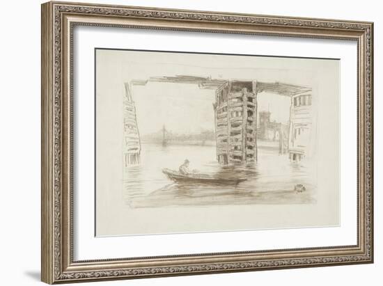 The Broad Bridge, 1878-James Abbott McNeill Whistler-Framed Giclee Print