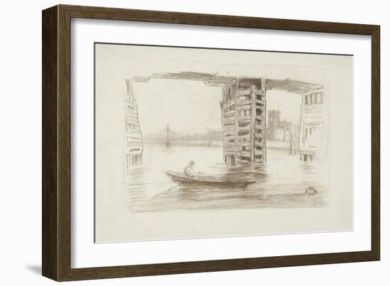 The Broad Bridge, 1878-James Abbott McNeill Whistler-Framed Giclee Print