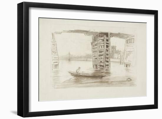 The Broad Bridge, 1878-James Abbott McNeill Whistler-Framed Giclee Print