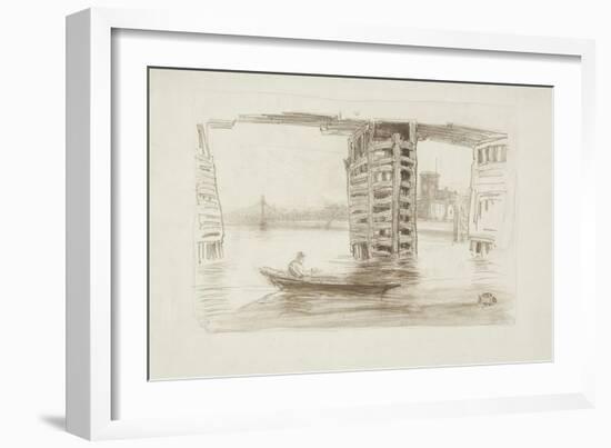 The Broad Bridge, 1878-James Abbott McNeill Whistler-Framed Giclee Print