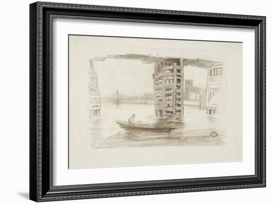 The Broad Bridge, 1878-James Abbott McNeill Whistler-Framed Giclee Print