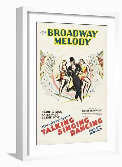 The Broadway Melody, Directed by Harry Beaumont, 1929-null-Framed Giclee Print