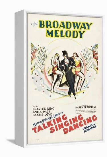 The Broadway Melody, Directed by Harry Beaumont, 1929-null-Framed Premier Image Canvas