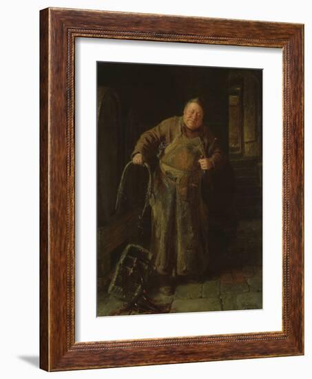 The Broken Handle, 1900-Eduard Von Grutzner-Framed Giclee Print