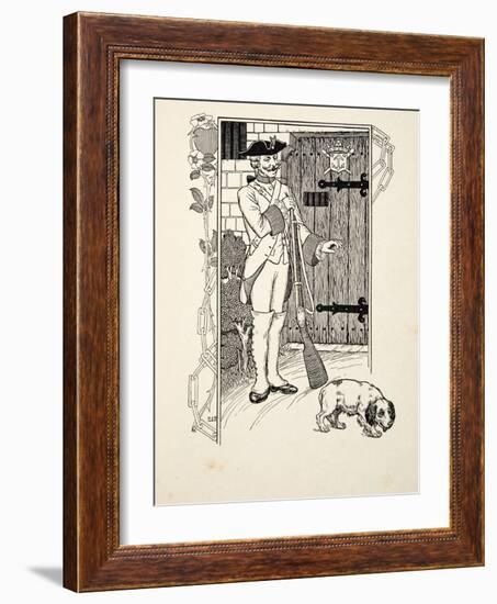 The Broken Heart, from A Hundred Anecdotes of Animals, Pub. 1924 (Engraving)-Percy James Billinghurst-Framed Giclee Print