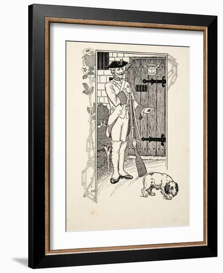 The Broken Heart, from A Hundred Anecdotes of Animals, Pub. 1924 (Engraving)-Percy James Billinghurst-Framed Giclee Print
