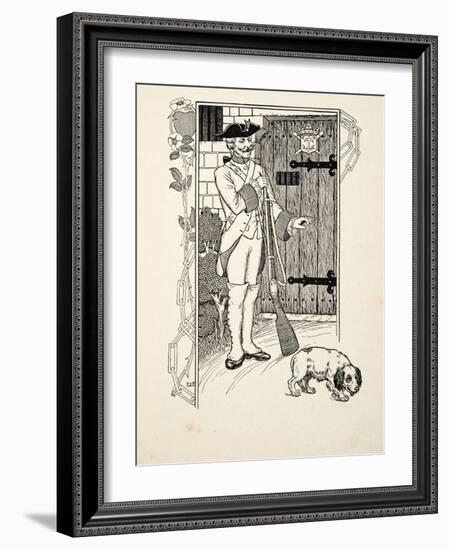 The Broken Heart, from A Hundred Anecdotes of Animals, Pub. 1924 (Engraving)-Percy James Billinghurst-Framed Giclee Print