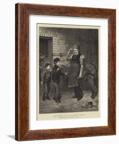 The Broken Hoop-Robert Barnes-Framed Giclee Print