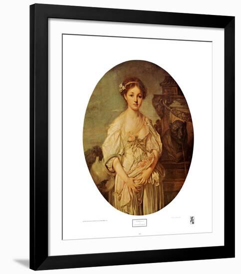 The Broken Jug-Jean-Baptiste Greuze-Framed Art Print