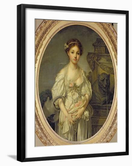 The Broken Pitcher, c.1772-73-Jean-Baptiste Greuze-Framed Giclee Print