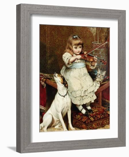 The Broken String-Charles Burton Barber-Framed Giclee Print