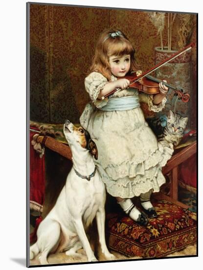 The Broken String-Charles Burton Barber-Mounted Giclee Print