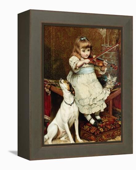 The Broken String-Charles Burton Barber-Framed Premier Image Canvas