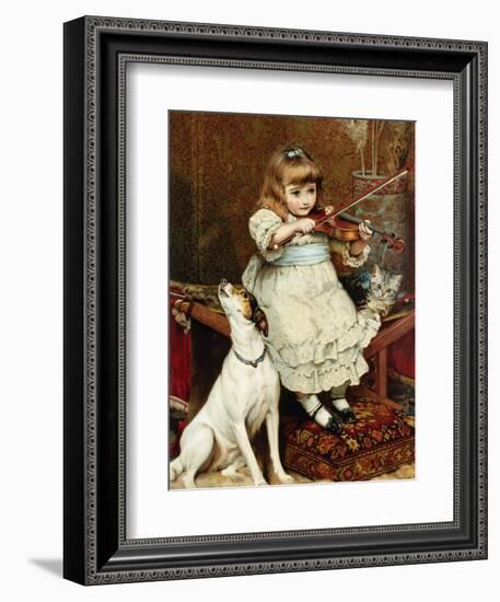 The Broken String-Charles Burton Barber-Framed Premium Giclee Print