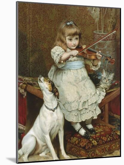 The Broken String-Charles Burton Barber-Mounted Giclee Print