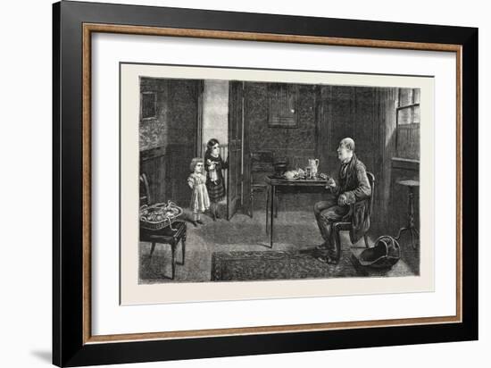 The Broker's Man. from the Picture by Alfred Dixon-null-Framed Giclee Print