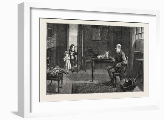 The Broker's Man. from the Picture by Alfred Dixon-null-Framed Giclee Print