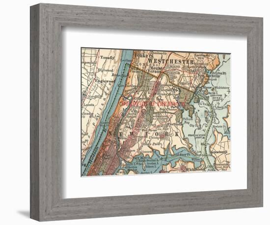 The Bronx (C. 1900)-Encyclopaedia Britannica-Framed Premium Giclee Print