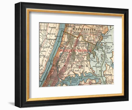 The Bronx (C. 1900)-Encyclopaedia Britannica-Framed Premium Giclee Print