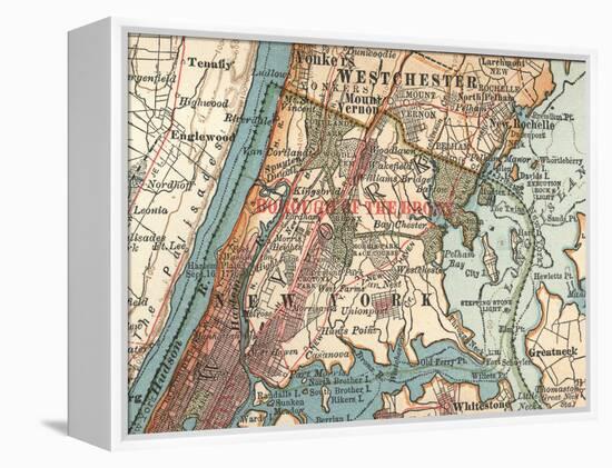 The Bronx (C. 1900)-Encyclopaedia Britannica-Framed Stretched Canvas