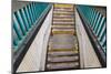 The Bronx, New York, USA. Stairs descending to the subway.-Emily Wilson-Mounted Photographic Print