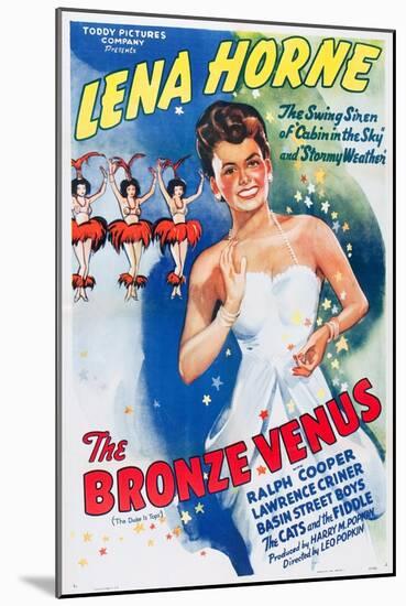 The Bronze Venus, (aka The Duke is Tops), Lena Horne on 1943 poster art, 1938-null-Mounted Art Print