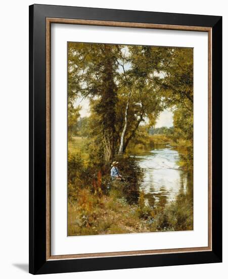 The Brook He Loved, 1892-Edward Wilkins Waite-Framed Giclee Print