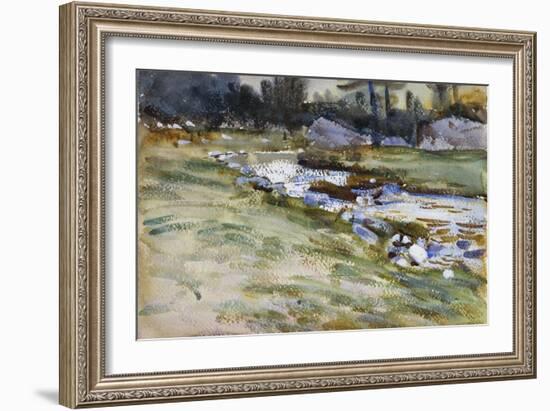 The Brook-John Singer Sargent-Framed Giclee Print