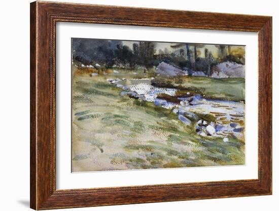 The Brook-John Singer Sargent-Framed Giclee Print