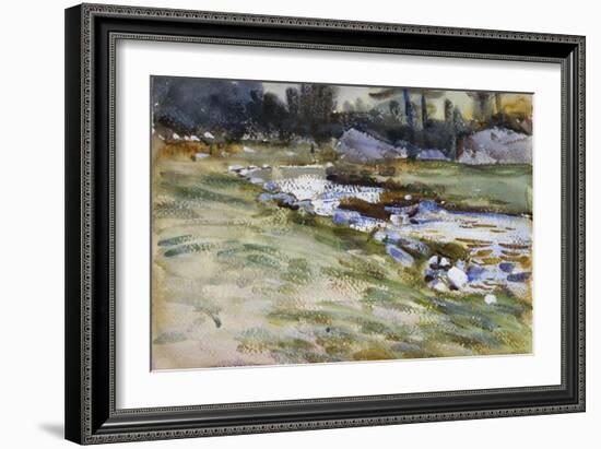 The Brook-John Singer Sargent-Framed Giclee Print