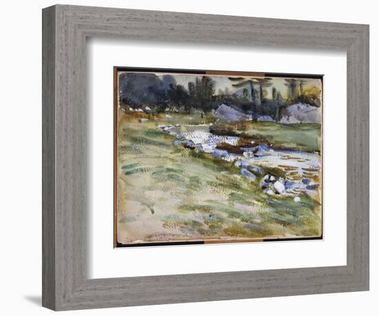 The Brook-John Singer Sargent-Framed Giclee Print