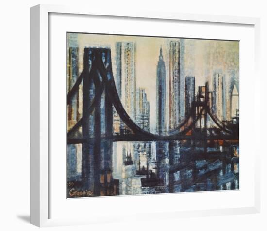 The Brooklyn-Bridge-Marcel Gromaire-Framed Collectable Print