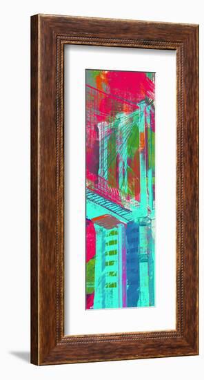 The Brooklyn Bridge-Curt Bradshaw-Framed Art Print