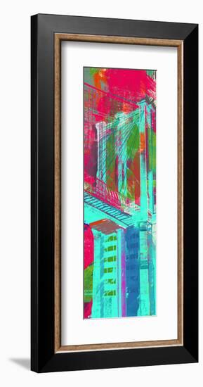 The Brooklyn Bridge-Curt Bradshaw-Framed Art Print