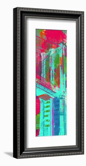 The Brooklyn Bridge-Curt Bradshaw-Framed Art Print