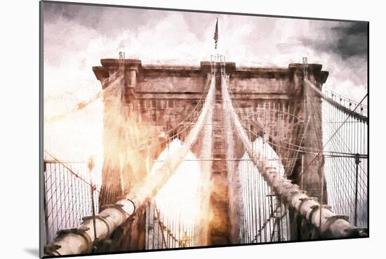 The Brooklyn Bridge-Philippe Hugonnard-Mounted Giclee Print