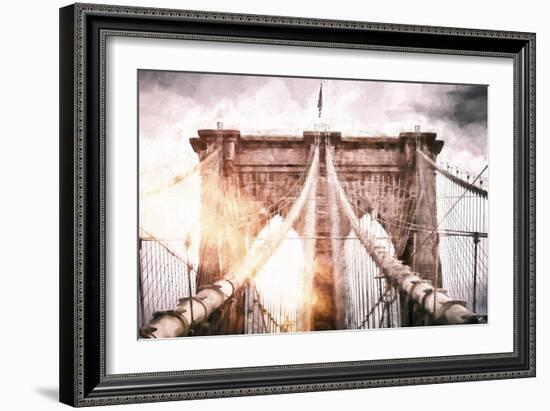 The Brooklyn Bridge-Philippe Hugonnard-Framed Giclee Print