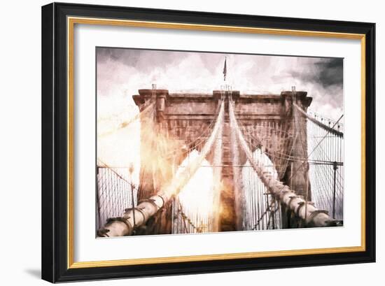 The Brooklyn Bridge-Philippe Hugonnard-Framed Giclee Print