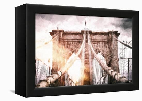 The Brooklyn Bridge-Philippe Hugonnard-Framed Premier Image Canvas