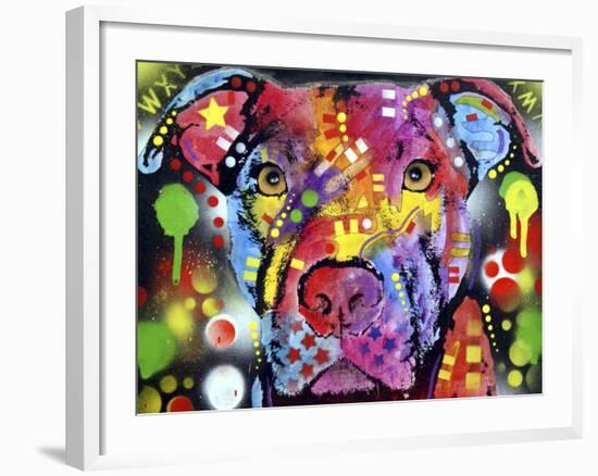 The Brooklyn Pit Bull-Dean Russo-Framed Giclee Print