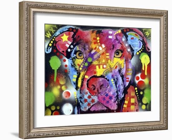 The Brooklyn Pit Bull-Dean Russo-Framed Giclee Print