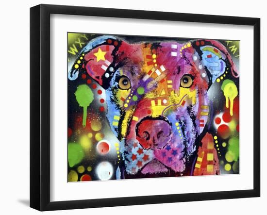 The Brooklyn Pit Bull-Dean Russo-Framed Giclee Print