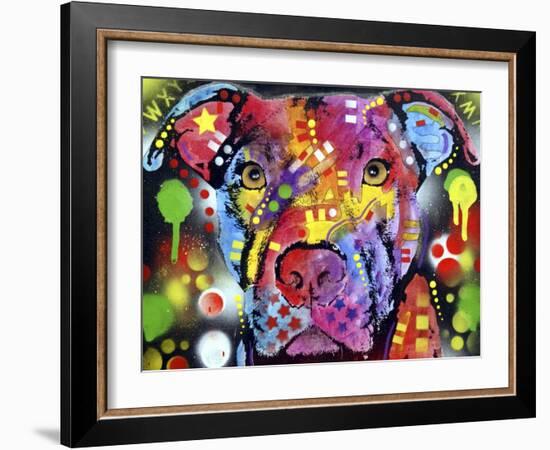 The Brooklyn Pit Bull-Dean Russo-Framed Giclee Print